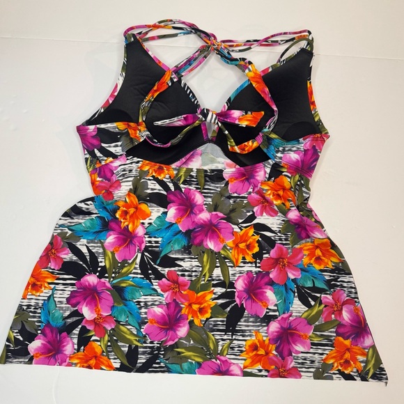 Coastal Cove Tropical Swim Top Only - Picture 4 of 7